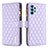 Coque Portefeuille Livre Cuir Etui Clapet B12F pour Samsung Galaxy A32 5G Violet