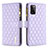 Coque Portefeuille Livre Cuir Etui Clapet B12F pour Samsung Galaxy A41 Violet