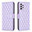 Coque Portefeuille Livre Cuir Etui Clapet B12F pour Samsung Galaxy A52 4G Violet