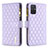 Coque Portefeuille Livre Cuir Etui Clapet B12F pour Samsung Galaxy A71 4G A715 Violet