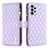 Coque Portefeuille Livre Cuir Etui Clapet B12F pour Samsung Galaxy A72 4G Violet