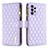 Coque Portefeuille Livre Cuir Etui Clapet B12F pour Samsung Galaxy A72 5G Violet