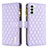 Coque Portefeuille Livre Cuir Etui Clapet B12F pour Samsung Galaxy F23 5G Violet