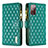 Coque Portefeuille Livre Cuir Etui Clapet B12F pour Samsung Galaxy S20 FE 4G Vert