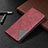 Coque Portefeuille Livre Cuir Etui Clapet B12F pour Samsung Galaxy S21 Ultra 5G Rouge