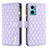 Coque Portefeuille Livre Cuir Etui Clapet B12F pour Xiaomi Redmi 11 Prime 5G Violet