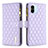 Coque Portefeuille Livre Cuir Etui Clapet B12F pour Xiaomi Redmi A1 Violet