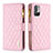 Coque Portefeuille Livre Cuir Etui Clapet B12F pour Xiaomi Redmi Note 10 5G Or Rose