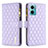 Coque Portefeuille Livre Cuir Etui Clapet B12F pour Xiaomi Redmi Note 11E 5G Violet