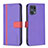 Coque Portefeuille Livre Cuir Etui Clapet B13F pour Oppo Find X5 Pro 5G Violet