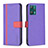 Coque Portefeuille Livre Cuir Etui Clapet B13F pour Realme 9 Pro 5G Violet