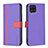 Coque Portefeuille Livre Cuir Etui Clapet B13F pour Samsung Galaxy A12 5G Violet