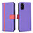 Coque Portefeuille Livre Cuir Etui Clapet B13F pour Samsung Galaxy A31 Violet