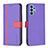 Coque Portefeuille Livre Cuir Etui Clapet B13F pour Samsung Galaxy A32 4G Violet