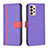 Coque Portefeuille Livre Cuir Etui Clapet B13F pour Samsung Galaxy A33 5G Violet