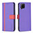 Coque Portefeuille Livre Cuir Etui Clapet B13F pour Samsung Galaxy A42 5G Violet