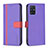 Coque Portefeuille Livre Cuir Etui Clapet B13F pour Samsung Galaxy A51 5G Violet