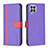 Coque Portefeuille Livre Cuir Etui Clapet B13F pour Samsung Galaxy M33 5G Violet