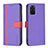 Coque Portefeuille Livre Cuir Etui Clapet B13F pour Samsung Galaxy S20 Plus Violet