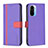 Coque Portefeuille Livre Cuir Etui Clapet B13F pour Xiaomi Redmi K40 Pro+ Plus 5G Violet