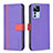 Coque Portefeuille Livre Cuir Etui Clapet B13F pour Xiaomi Redmi K50 Ultra 5G Violet