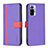 Coque Portefeuille Livre Cuir Etui Clapet B13F pour Xiaomi Redmi Note 10 Pro 4G Violet