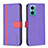 Coque Portefeuille Livre Cuir Etui Clapet B13F pour Xiaomi Redmi Note 11E 5G Violet