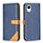 Coque Portefeuille Livre Cuir Etui Clapet B14F pour Samsung Galaxy A23s Bleu
