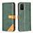 Coque Portefeuille Livre Cuir Etui Clapet B14F pour Samsung Galaxy S20 Plus 5G Vert