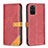 Coque Portefeuille Livre Cuir Etui Clapet B14F pour Samsung Galaxy S20 Plus Rouge