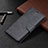 Coque Portefeuille Livre Cuir Etui Clapet B14F pour Samsung Galaxy S21 Ultra 5G Noir