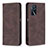 Coque Portefeuille Livre Cuir Etui Clapet B15F pour Oppo A16s Marron