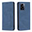 Coque Portefeuille Livre Cuir Etui Clapet B15F pour Oppo A77 5G Bleu