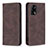 Coque Portefeuille Livre Cuir Etui Clapet B15F pour Oppo F19s Marron