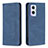 Coque Portefeuille Livre Cuir Etui Clapet B15F pour Oppo F21s Pro 5G Bleu