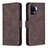 Coque Portefeuille Livre Cuir Etui Clapet B15F pour Oppo Reno5 Lite Marron