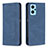 Coque Portefeuille Livre Cuir Etui Clapet B15F pour Realme 9i 4G Bleu