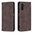 Coque Portefeuille Livre Cuir Etui Clapet B15F pour Samsung Galaxy A04s Marron