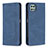 Coque Portefeuille Livre Cuir Etui Clapet B15F pour Samsung Galaxy A22 5G Bleu