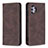 Coque Portefeuille Livre Cuir Etui Clapet B15F pour Samsung Galaxy A32 4G Marron