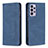 Coque Portefeuille Livre Cuir Etui Clapet B15F pour Samsung Galaxy A73 5G Bleu