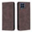 Coque Portefeuille Livre Cuir Etui Clapet B15F pour Samsung Galaxy M53 5G Marron