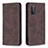 Coque Portefeuille Livre Cuir Etui Clapet B15F pour Samsung Galaxy S20 FE 5G Marron