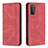 Coque Portefeuille Livre Cuir Etui Clapet B15F pour Samsung Galaxy S20 FE 5G Rouge