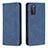 Coque Portefeuille Livre Cuir Etui Clapet B15F pour Samsung Galaxy S20 Lite 5G Bleu