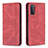 Coque Portefeuille Livre Cuir Etui Clapet B15F pour Samsung Galaxy S20 Lite 5G Rouge