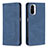 Coque Portefeuille Livre Cuir Etui Clapet B15F pour Xiaomi Mi 11i 5G Bleu