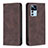 Coque Portefeuille Livre Cuir Etui Clapet B15F pour Xiaomi Mi 12T 5G Marron