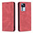 Coque Portefeuille Livre Cuir Etui Clapet B15F pour Xiaomi Mi 12T Pro 5G Rouge