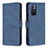 Coque Portefeuille Livre Cuir Etui Clapet B15F pour Xiaomi Poco M4 Pro 5G Bleu